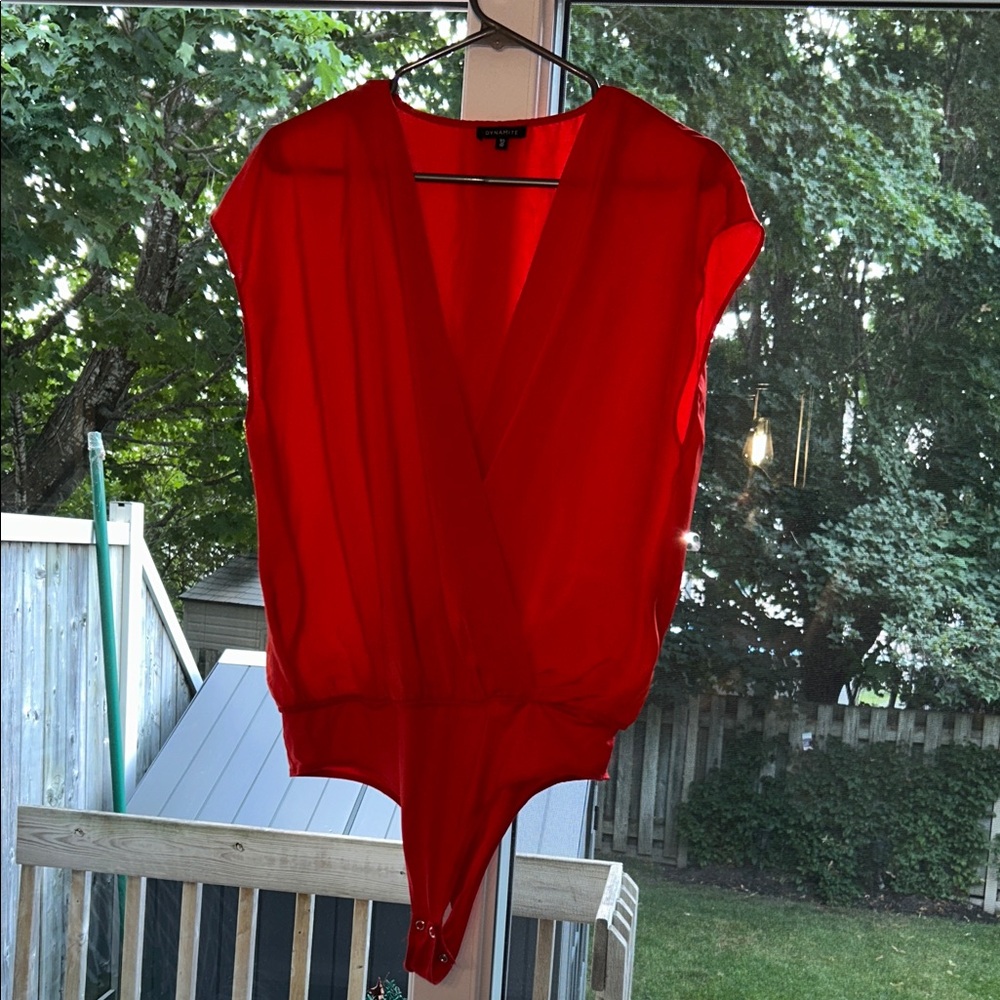 Dynamite Vibrant Red Bodysuit